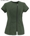 Żakiet kosmetyczny medyczny Workmed model WZ-7220 khaki z czarnym.jpg