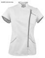 WZ-7010 WorkMed żakiet medyczny kosmetyczny ochronny kolor biały z szarym.jpg