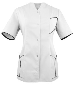 Żakiet fartuszek damski WZ-2030 biały