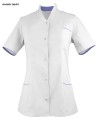 WZ-2021 WorkMed żakiet ochronny medyczny kosmetyczny kolor biały z błękitem.jpg