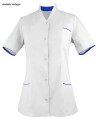 WZ-2021 WorkMed żakiet ochronny medyczny kosmetyczny kolor biały z indygo.jpg