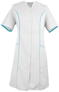 Sukienka medyczna WS-1021 biała