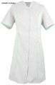 WS-1021 WorkMed sukienka fartuszek medyczny kosmetyczny kolor biały z seledynem.jpg