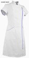 WS-7010 WorkMed sukienka fartuch medyczny kosmetyczny kolor biały z błękitem.jpg