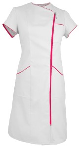 Sukienka medyczna WS-7020 biała