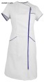 WS-7020 WorkMed Sukienka medyczna kosmetyczna kolor biały z szafirem.jpg
