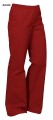 WE-015 spodnie medyczne ochronne na gumce dzwony kolor bordowy.jpg