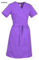 WorkMed WS-4320 sukienka fartuch wiązany kimono medyczny kosmetyczny kolor fioletowy.jpg