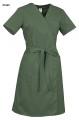 WorkMed WS-4320 sukienka fartuch wiązany kimono medyczny kosmetyczny kolor khaki.jpg