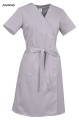 WorkMed WS-4320 sukienka fartuch wiązany kimono medyczny kosmetyczny kolor popielaty.jpg