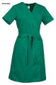 WorkMed WS-4320 sukienka fartuch wiązany kimono medyczny kosmetyczny kolor trawiasty.jpg