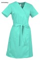 WorkMed WS-4320 sukienka fartuch wiązany kimono medyczny kosmetyczny kolor turkusowy.jpg