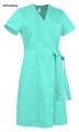 WorkMed WS-7320 Fartuch sukienka medyczna kosmetyczna wiązana - kimono kolor turkusowy.jpg