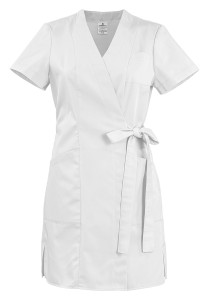 Tunika medyczna damska wiązana WT-7320 biała