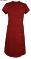 WS-7021J WorkMed fartuch sukienka ochronna medyczna kosmetyczna kolor bordowy.jpg