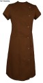 WS-7021J WorkMed fartuch sukienka ochronna medyczna kosmetyczna kolor brązowy.jpg