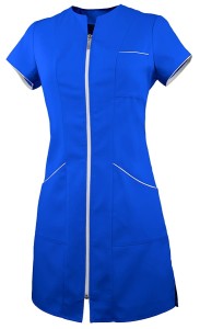Tunika medyczna indygo z białym rozm. 46, model  WT-7120