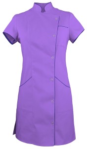 Tunika medyczna fioletowa z szafirem rozm. 48, model WT-7011
