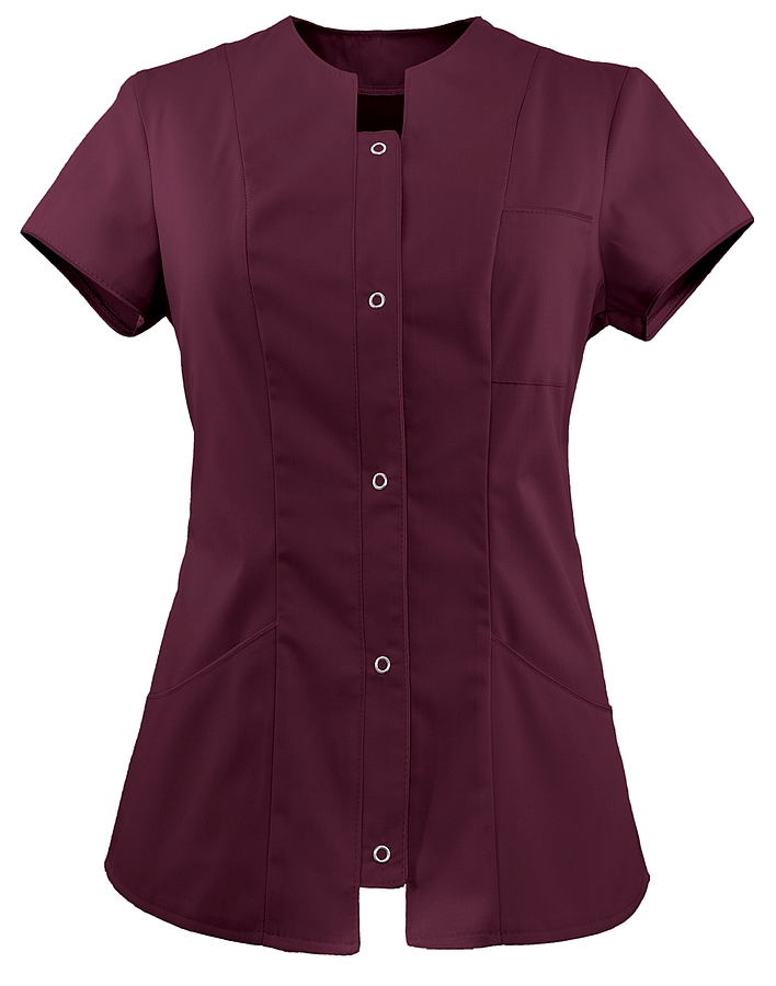 Żakiet medyczny kosmetyczny uniform WORKMED WZ-7121 kolor ceimna śliwka.jpg
