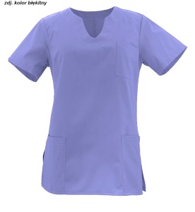 Bluza medyczna damska kolor błękit rozm. 36, model WB-4022