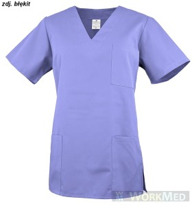 Bluza medyczna kolor błękit rozm. 48, model WB-4020